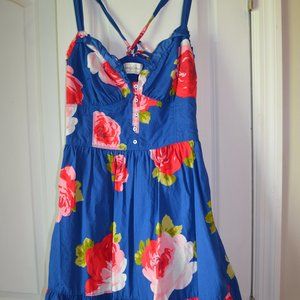 Abercrombie & Fitch Blue Floral Dress